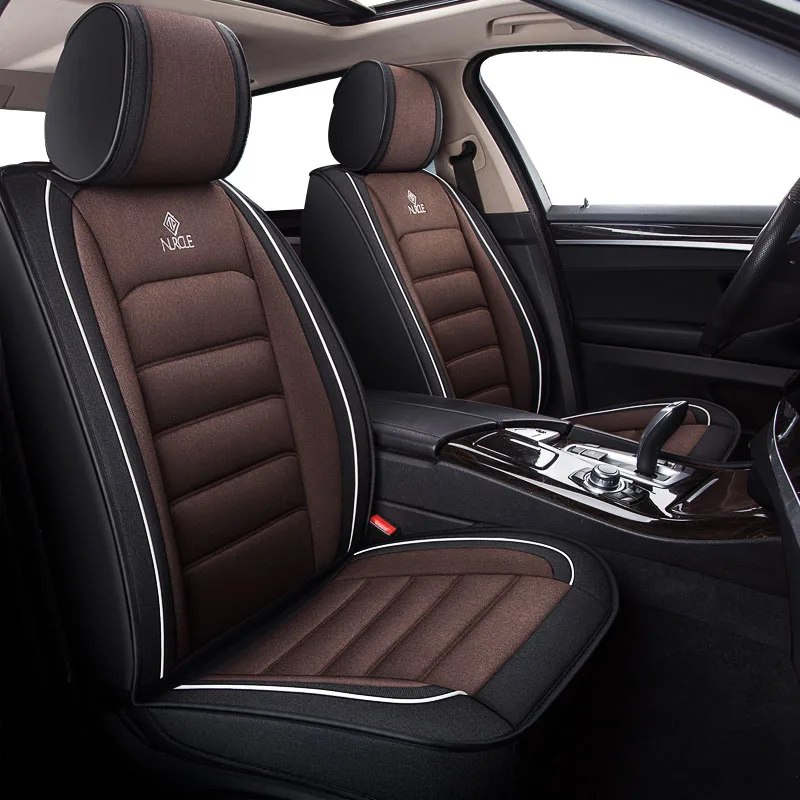 

KADULEE flax car seat covers for Honda all models accord CRV XRV Odyssey city crosstour civic crider vezel fit car seats