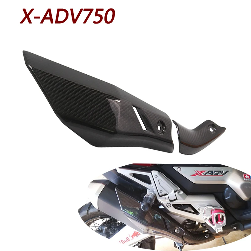 Мотоцикл выхлопной трубы углеродного волокна крышка протектор защиты выхлопных