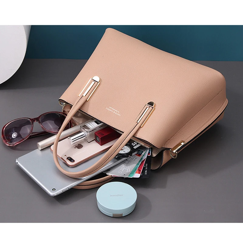 

Brand Fashion Genuine Leather Women bag Handbag Designer High-grade Cowhide Lady Tote Women's Messenger Shouldder bag 2021 New