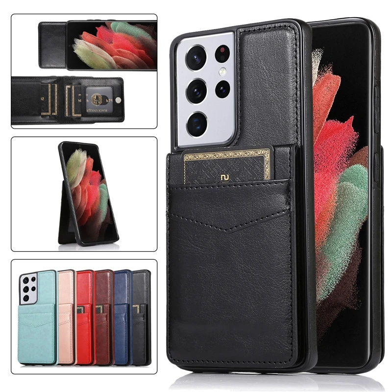 

Suitable for Samsung Galaxy S21 S20 Fe S10 A21 s A31 A51 a71 A12 A32 a52 A72 mobile phone leather case