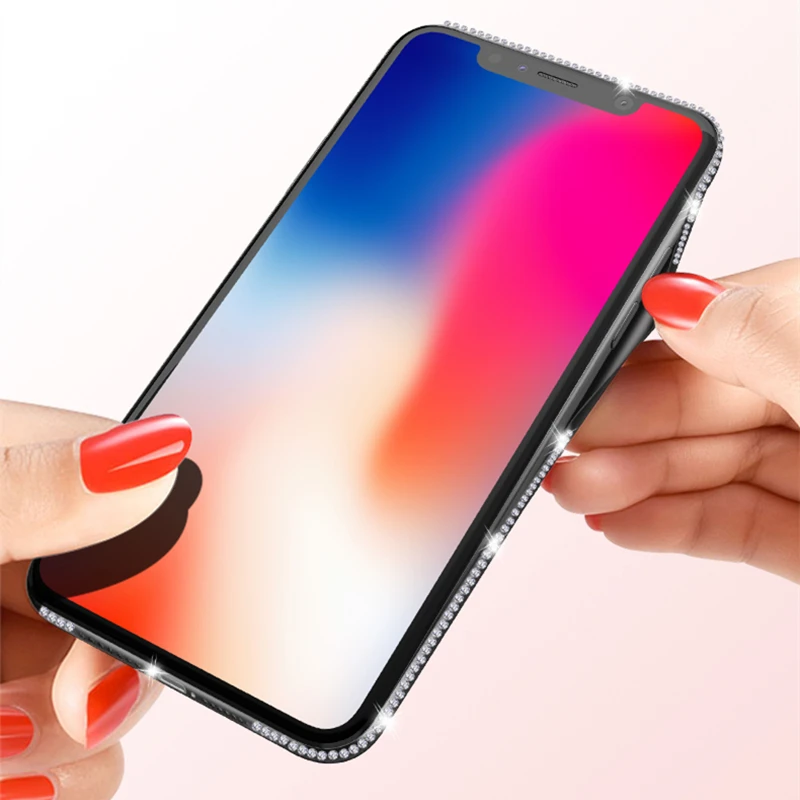Блестящий чехол со стразами для Apple 11 2019 задняя крышка iphone Pro Max Стразы X XS XR 6 7 8 Plus| |
