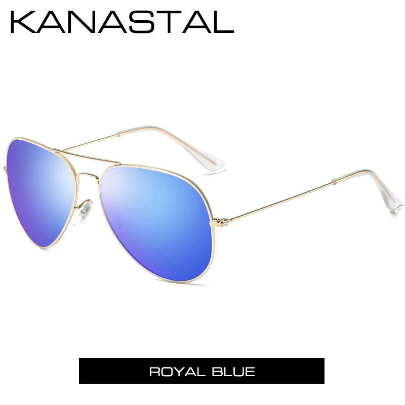 RoyalBlue Пилот солнцезащитные очки ретро мужские Поляризованные, авиационные женские зеркальные солнцезащитные очки линзы очки для унисекс поляризованные солнцезащитные очки UV400 - Цвет линз: RoyalBlue