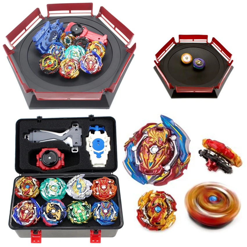 

Новинка, набор волчков Beyblade B149 B150 Арена из металлического сплава с пусковым устройством Bayblade Beyblade Burst с пусковым устройством для детей Bey Blade ...