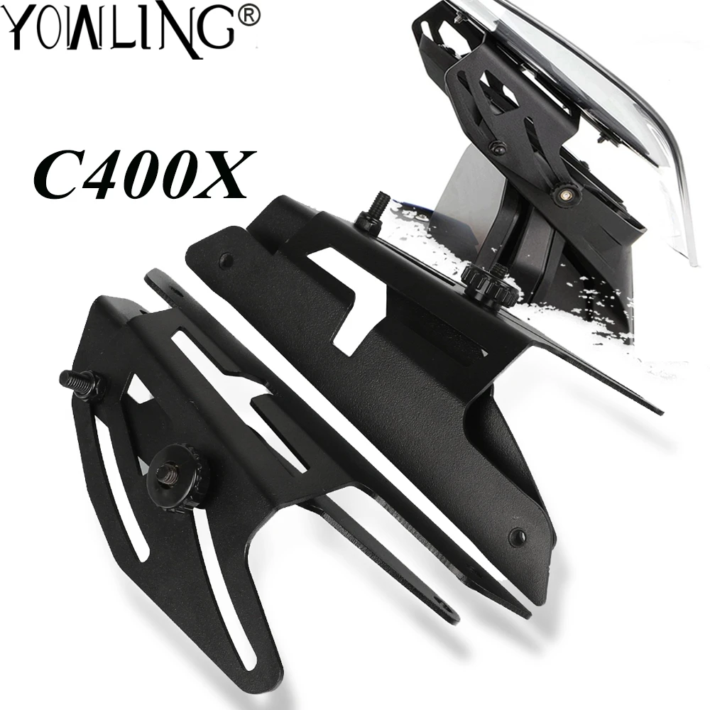 

For BMW C400X C400 C 400 X Motorcycle Accessories Front Windshield Adjusting Bracket Deflector Windshield Glass Adjuster Stand