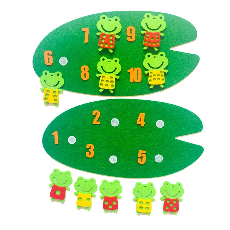 2020 ручной работы ручная работа лягушка чисел подсчет математическая игрушка