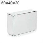 1 шт. N52 60x40x20 мм супер сильные Нео Неодимовый Магнит 60x40x20 магниты NdFeB (неодим-железо-бор 60*40*20 60 мм x 40 мм x 20 мм Магниты 60 мм x 40 мм x 20 мм