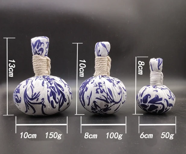 3 шт. тайский Тип ароматерапия травяной медицины Массажный мяч солнечных ожогов