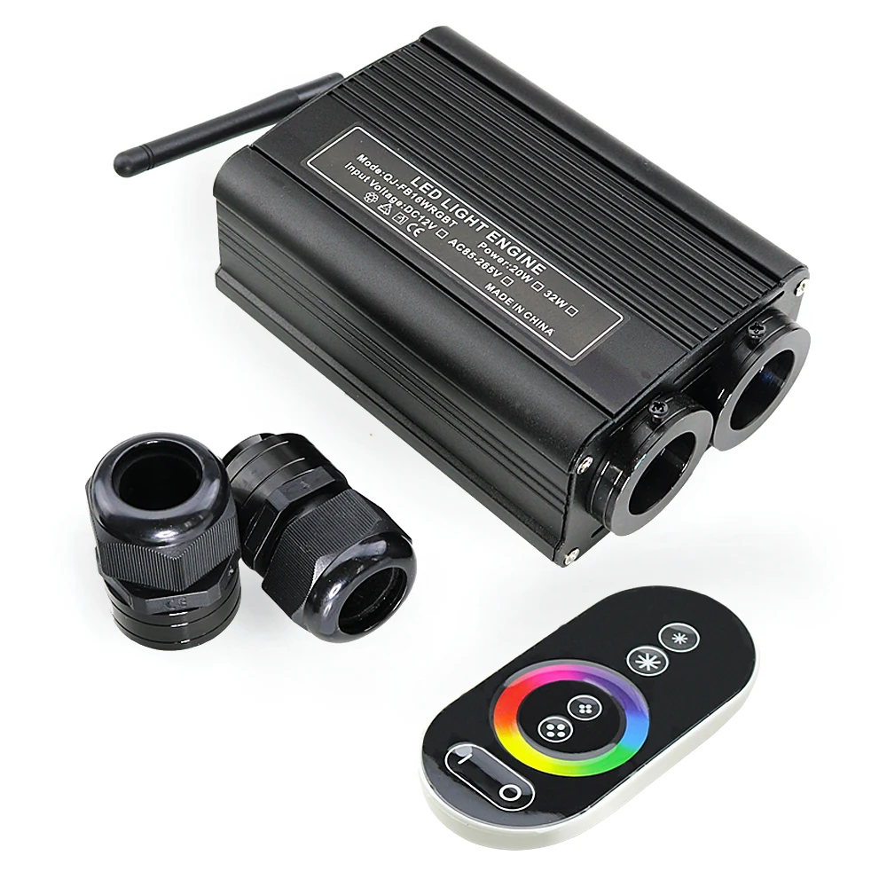 32 Вт двойной головкой RGB светодиодный волокно 0ptic потолочный комплект светильник