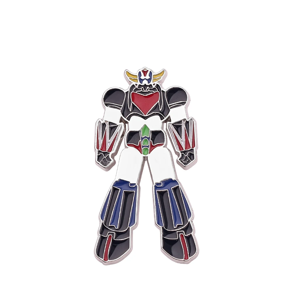 Goldorak JFO UFO робот Grendizer аниме металлический сплав цинка Эмаль булавки и броши для женщин мужчин нагрудные булавки рюкзак сумки подарки