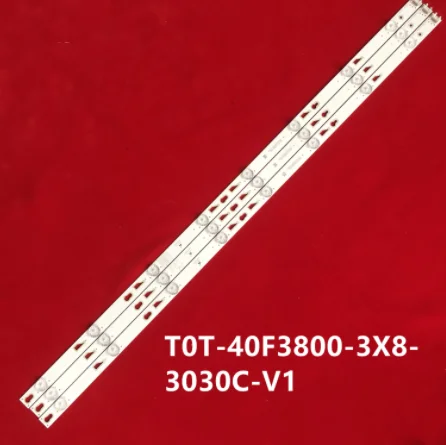 

Светодиодный Подсветка полоса 8 лампа для TCL 40 "ТВ L40F3303B L40F3301B L40F3800A TOT_40F3800_3X8_3030C-V1 LVF400SS0TE2V2 светодиодный 40D2710B