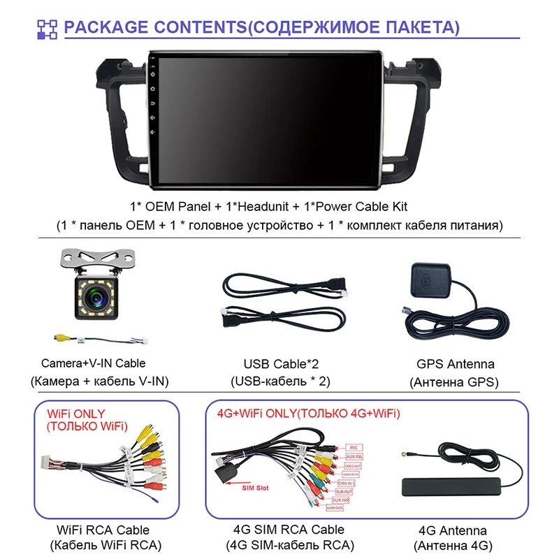

EKIY 9'' Car Multimedia GPS Navigation Autoradio For Peugeot 508 2011-2018 Car 4G WIFI HD Video Player System Stereo Head Unit