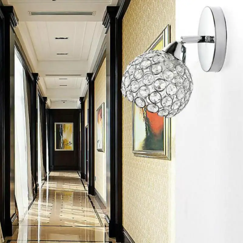 Светодиодный хрустальный настенный светильник ASCELINA s luminaria Домашний Светильник