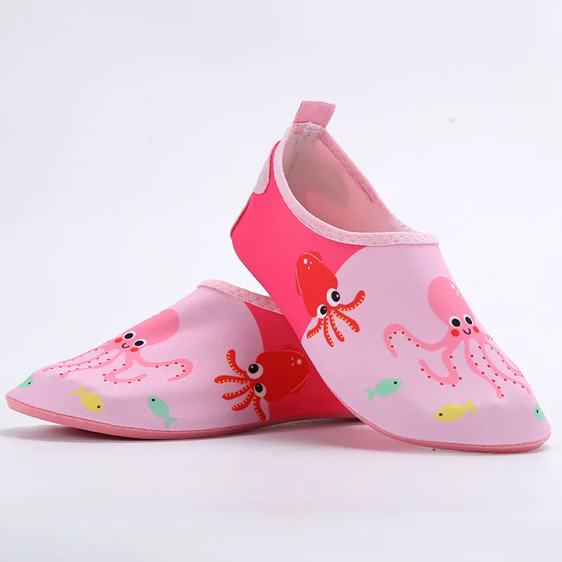 Детские купальные пляжные босиком Быстросохнущие кроссовки с персонажами из