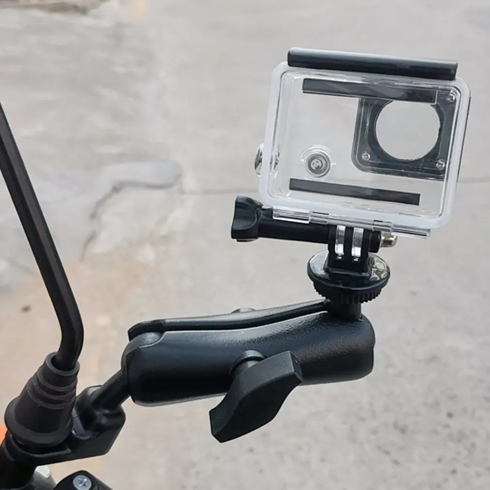 

Motorcycle Camera Monopod Holder Handlebar Mount Bracket for GoPro MAX & Insta360 One R bicycle Invisible Selfie Stick Accessory