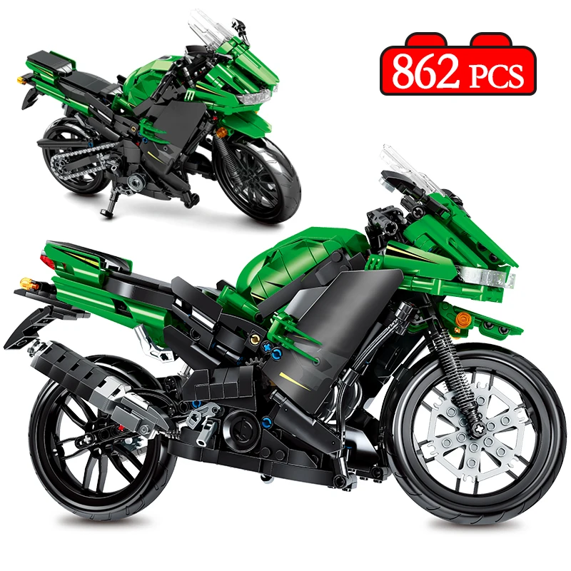 

City Creator Off-road Motorbike vehicle Model Building Blocks Technical Racing Car Motorcycle Educational Toys For Children
