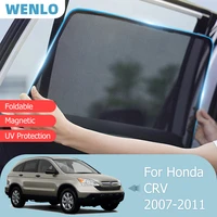 custom magnetic side car window sunshade for honda crv 2007 2011 window interior mesh cover curtain car accessory