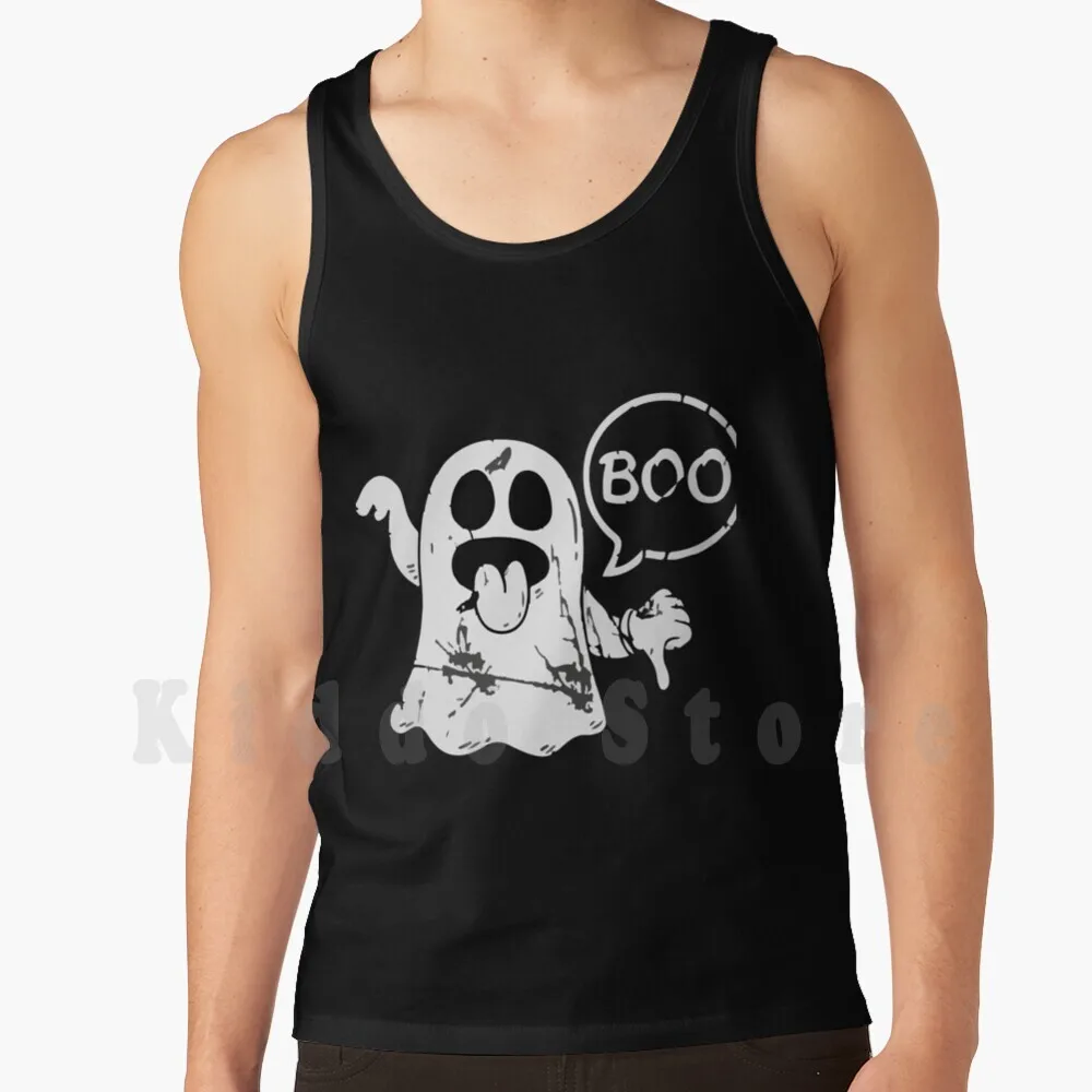 

Ghost Of Disapproval tank tops vest 100% Cotton Ghost Ghosts Boos Lame Thumbs Down Unhappy Disapprove Disapproval Sassy