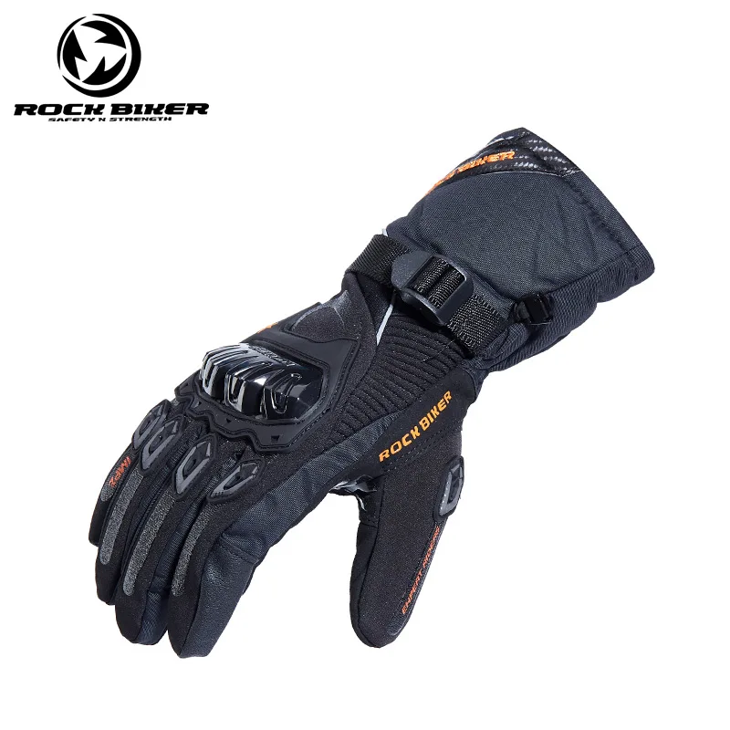 

ROCK BIKER moto Cruz guantes dedo completo hombres 2018 a prueba de viento impermeable moto rcycle moto de carreras de caballo g