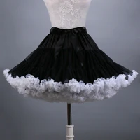 top sale newly designed tulle petticoat underskirt 40cm tutu skirt for women ballet cosplay puffy skirts