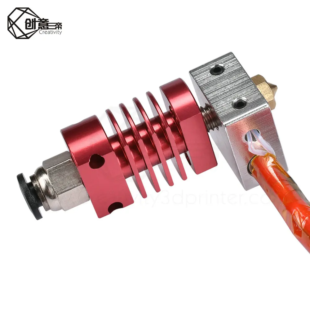 3D полностью металлический J head Hotend Extruder Kit CR8/CR10 для детской V6 Bowden 1 75/0 4 мм Nozzle Printer
