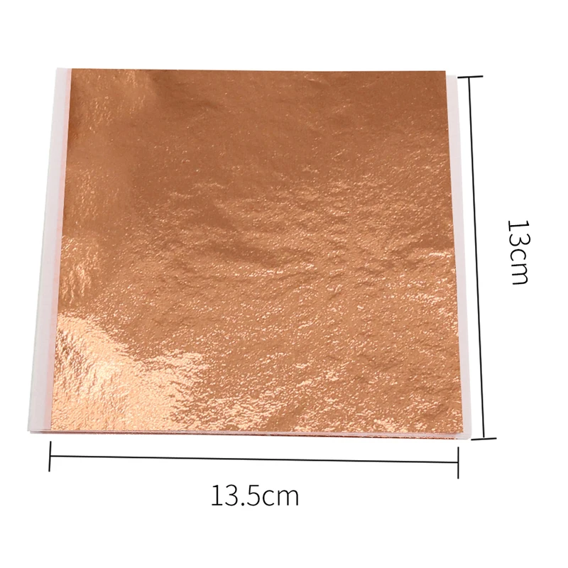 13x13 5 см фольга из розового золота бумажный лист с золотыми листьями в искусстве