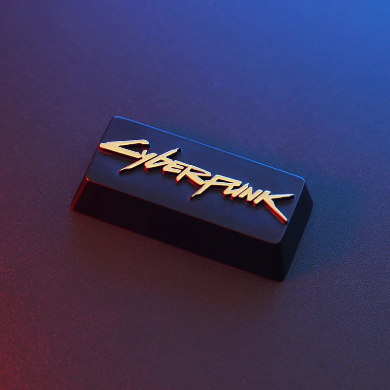 Клавишная крышка KeyStone 2077 KO GAME OVER из персонализированного металлического выпуклого тиснения из алюминиевого сплава.