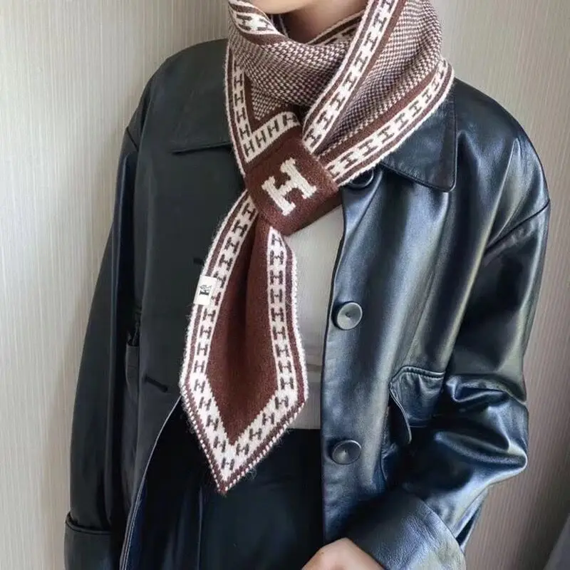 

Luxury Brand 2021 Cotton Lady Big Shawl Imitation Cashmere Scarf Autumn And Winter Thickening Warm Letter Printing Shawl Scarf