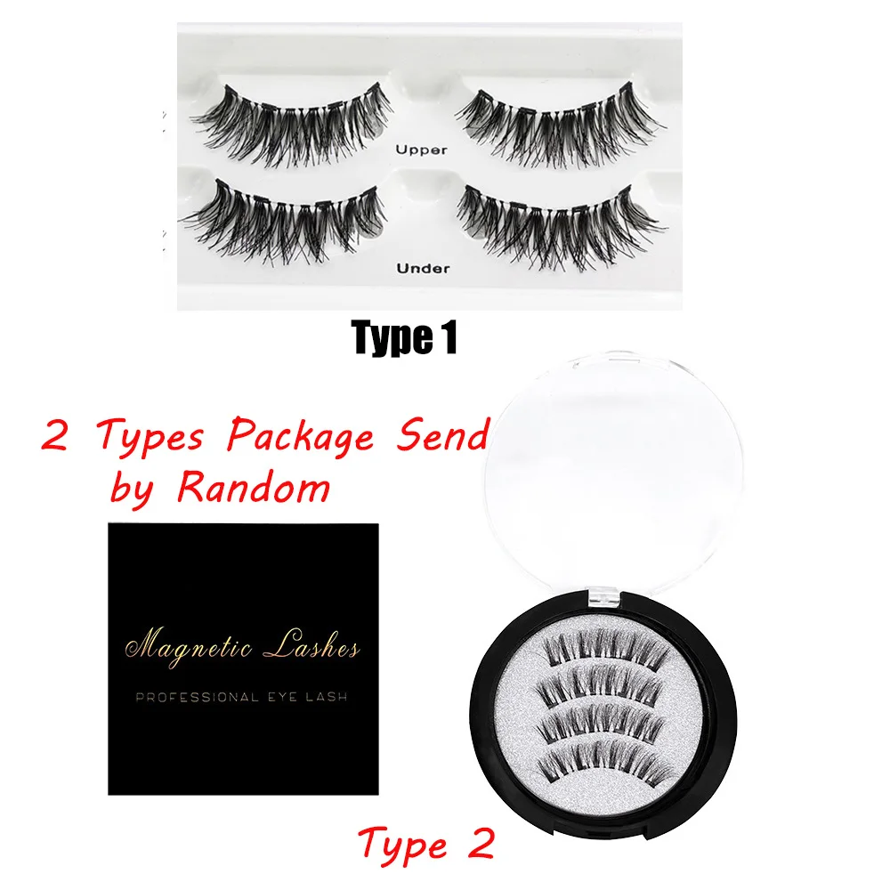 1 коробка магнитные ресницы с 4 магнитами ручной работы натуральный магнит для