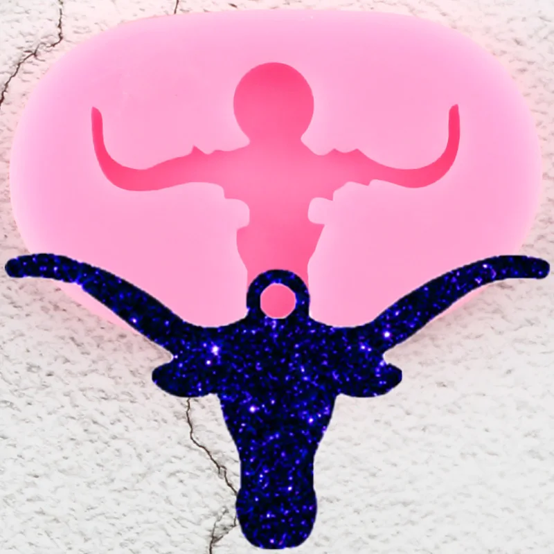 Формы для ключей Bull Head силиконовые формы самостоятельной сборки Длинные