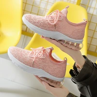 womens shoes summer woven sports shoes fashion casual breathable mesh coconut vulcanized shoes all match for women sneakers