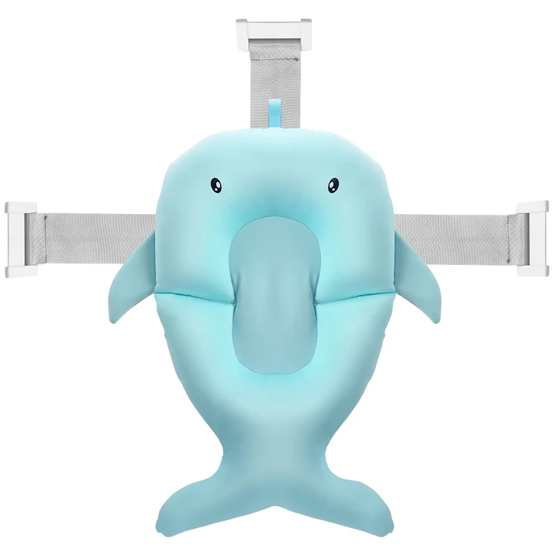 Мультяшная детская душевая Ванна Нескользящая складная ванна с крючками для