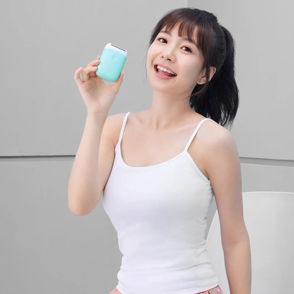 Электрический эпилятор Smate для Xiaomi Mini, портативный триммер для удаления волос для женщин, USB перезаряжаемая гладкая бритва, водостойкий эпилятор