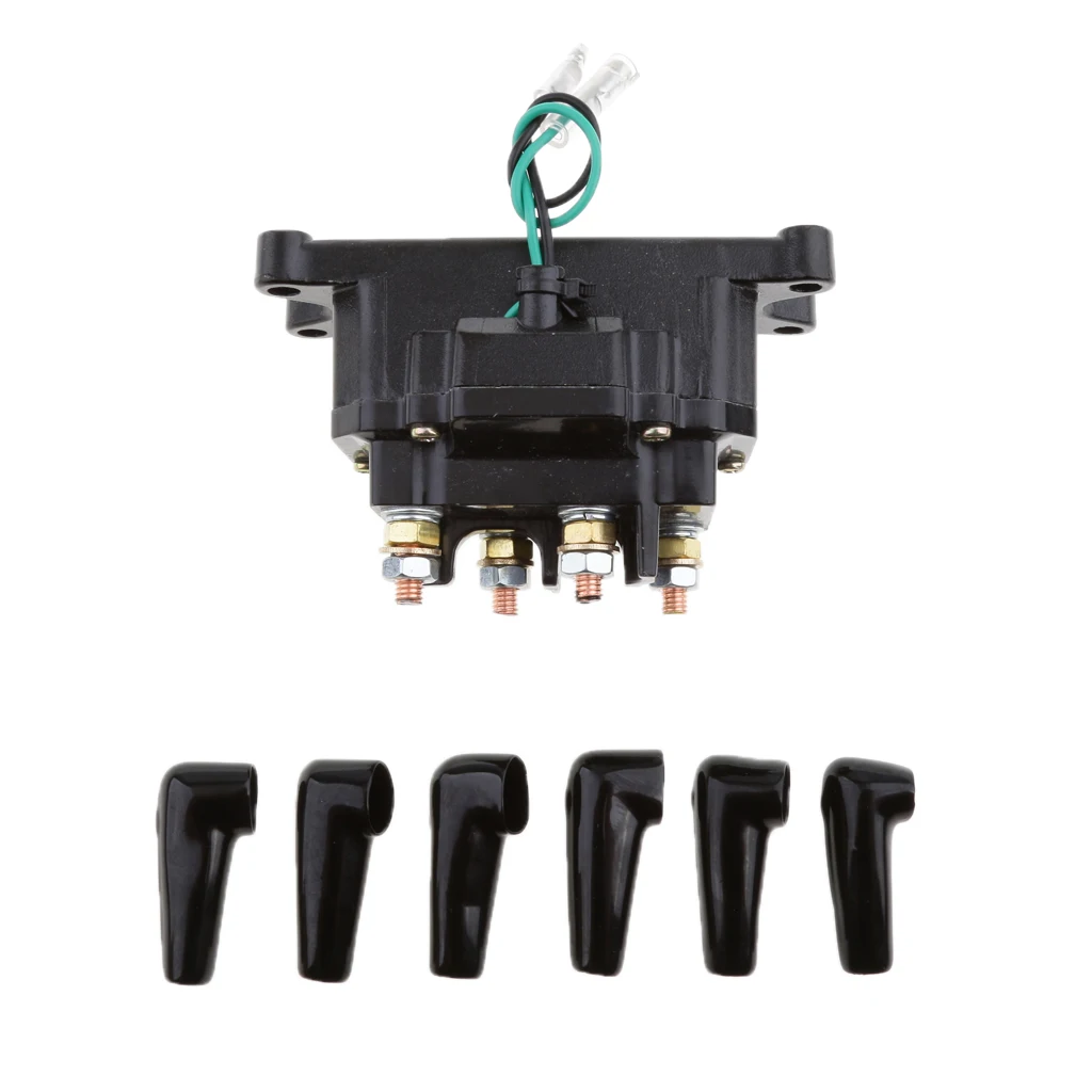 12 В соленоидное реле контактор лебедка клавишный переключатель большой палец