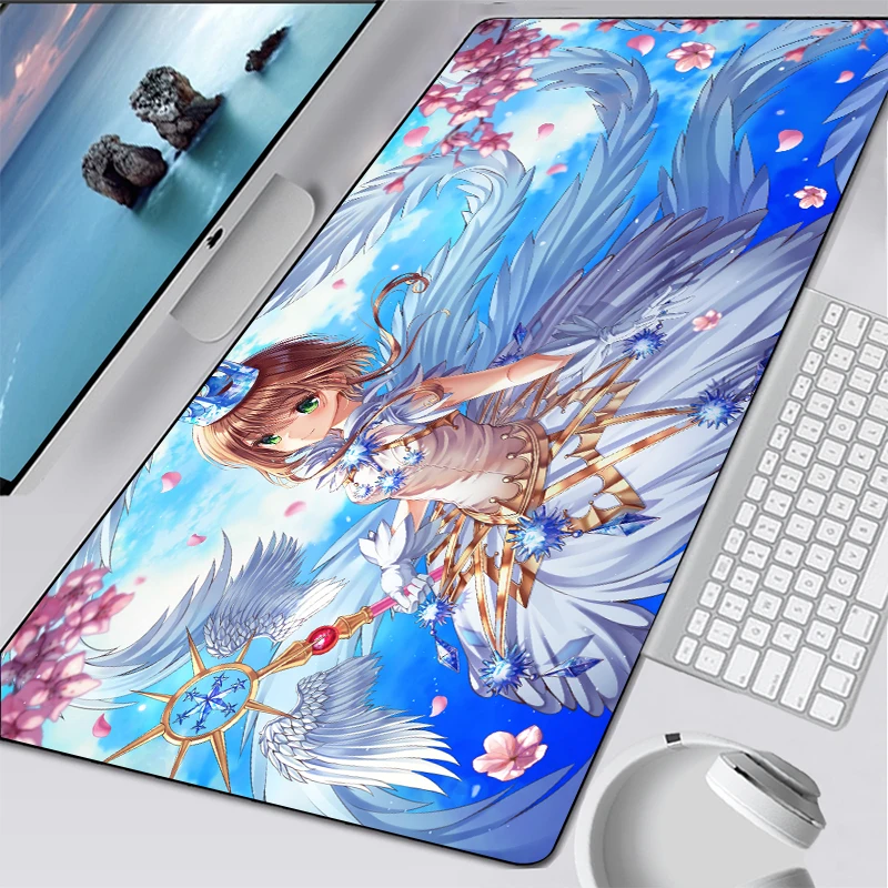 

Anime Cardcaptor Sakura Mouse pad Gamer mouse pad kawaii Large Gamer Mouse Pad Lock edge Laptop keyboard mouse pad manga mat
