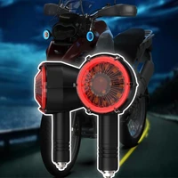 2pcs round water turn signal motorcycle spring breeze modification accessories turn signal led