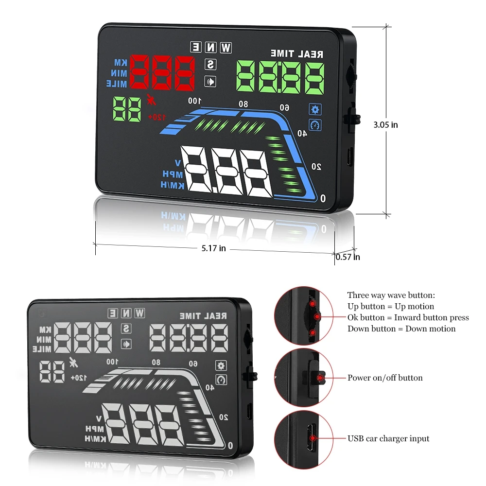 Дисплей Hud q7 gps Спидометр Авто меховое зеркало hud авто велосипед Мотоцикл