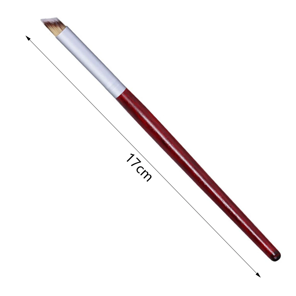 Практичная легко чистящаяся портативная деревянная ручка для дизайна ногтей градиентная дорожная