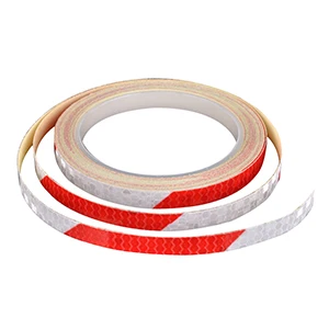 Цвет: желтый 1cm*8m Reflective Stickers Motorcycle Bicycle Reflector Bike Cycling Security Wheel Rim Decal Tape Fluorescent Waterproof - Цвет: Цвет: желтый