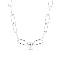 me link necklace for women 925 sterling silver collier jewelry 2020 female choker necklace jewellry fine