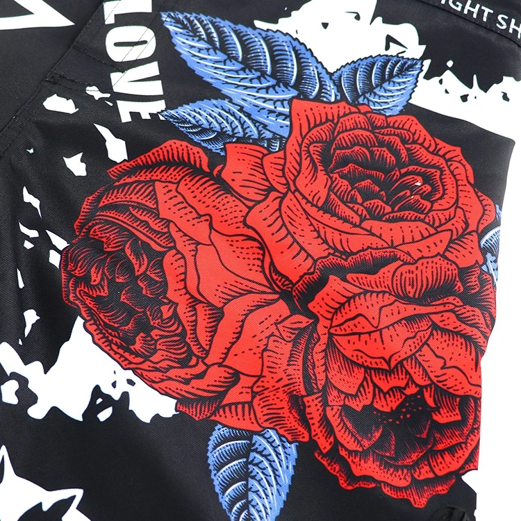 Шорты VSZAP Rose MMA шорты для кикбоксинга Муай Тай тренировочные BJJ фитнеса Санда
