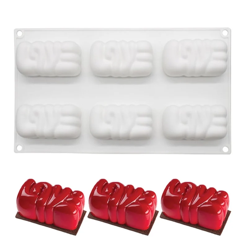 Силиконовые формы для торта в форме сердца инструменты украшения милые выпечки