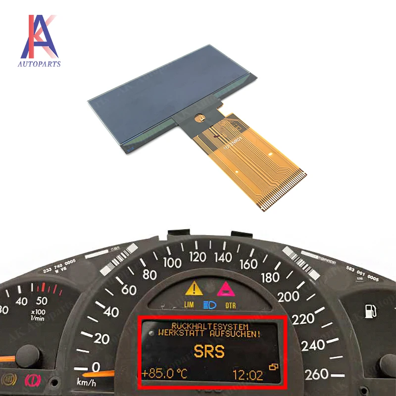 Instrument Cluster Screen Pixel Repair Dashboard LCD Display For Mercedes Benz W203 C Class W463 2000-2007