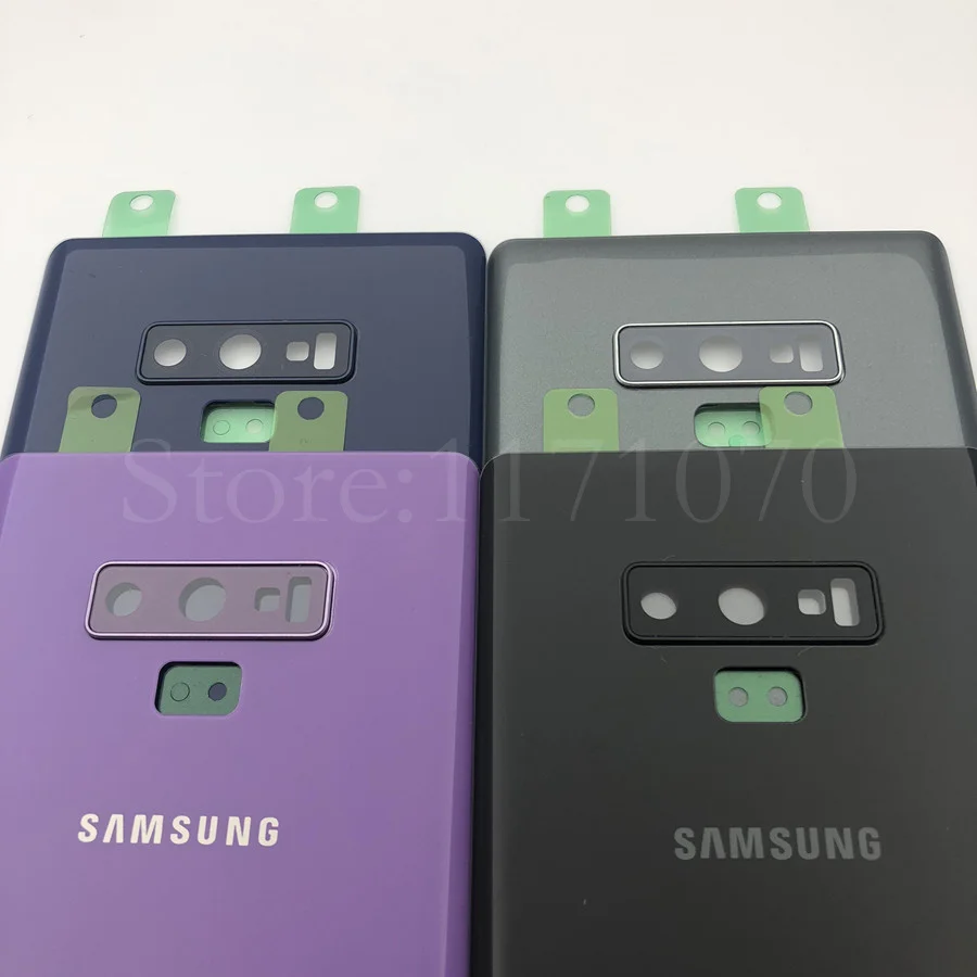 Задняя крышка батарейного отсека note9 для Samsung Galaxy Note 9 N960 N960F N9600 стеклянная корпуса