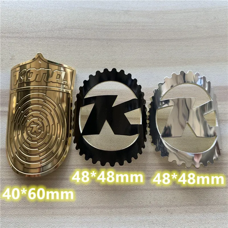 Значок на голову велосипеда 2 шт. Алюминиевые наклейки для горного складной