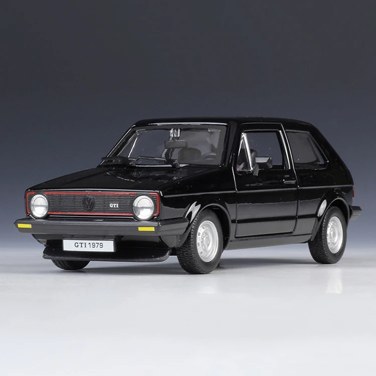 Модель автомобиля Maisto Bburago VW 1979 Golf Mk1 GTI черно красная литая модель игрушечного