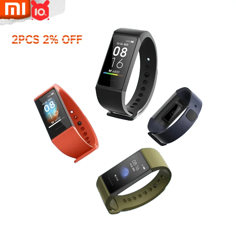Смарт браслет Xiaomi Redmi Band фитнес с несколькими циферблатами и цветным сенсорным
