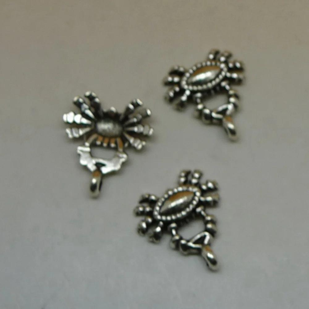 

Charm For Making Jewelry Pendants Crab Charms 17x14mm 20pcs