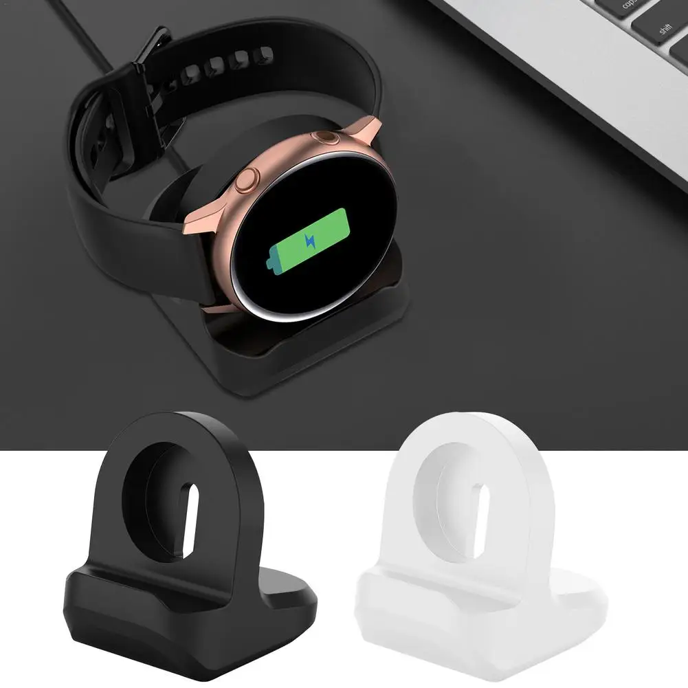 Держатель смарт-часов для Galaxy Watch 4/Классическая Силиконовая Подставка зарядки