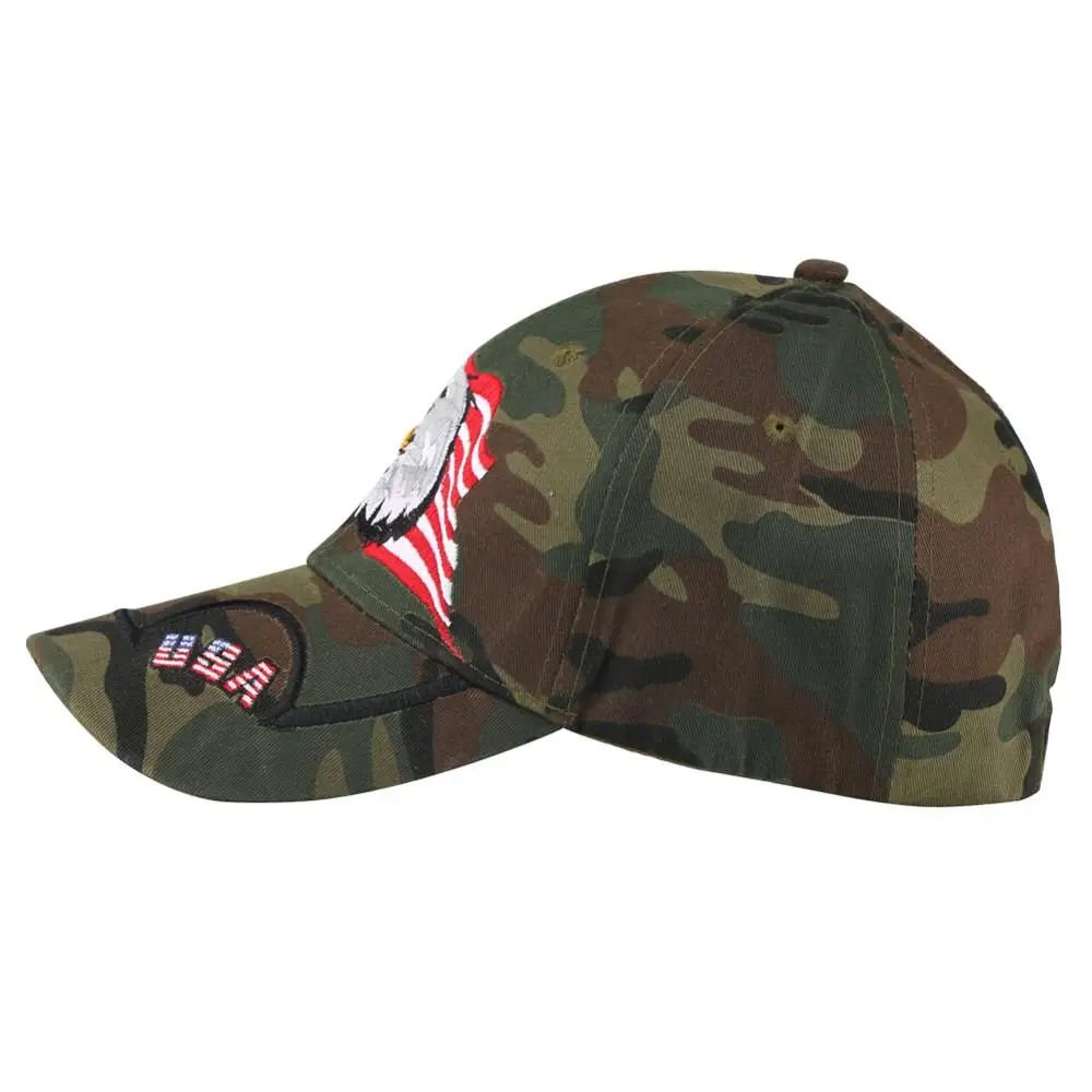 Камуфляжная бейсбольная кепка для мужчин регулируемая американская Женская