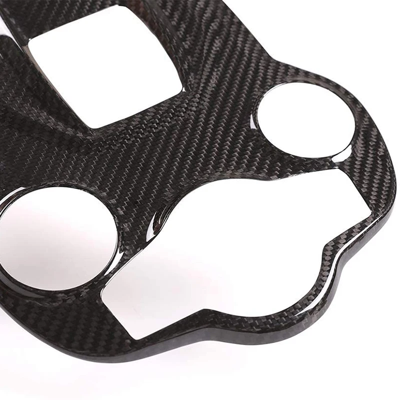 

Real Carbon Fiber Car Gear Shift Frame for Alfa Romeo Giulia Stelvio 2017 2018 2019 Center Console Panel Cover Trim